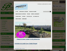 Tablet Screenshot of pepinierebertetto.com